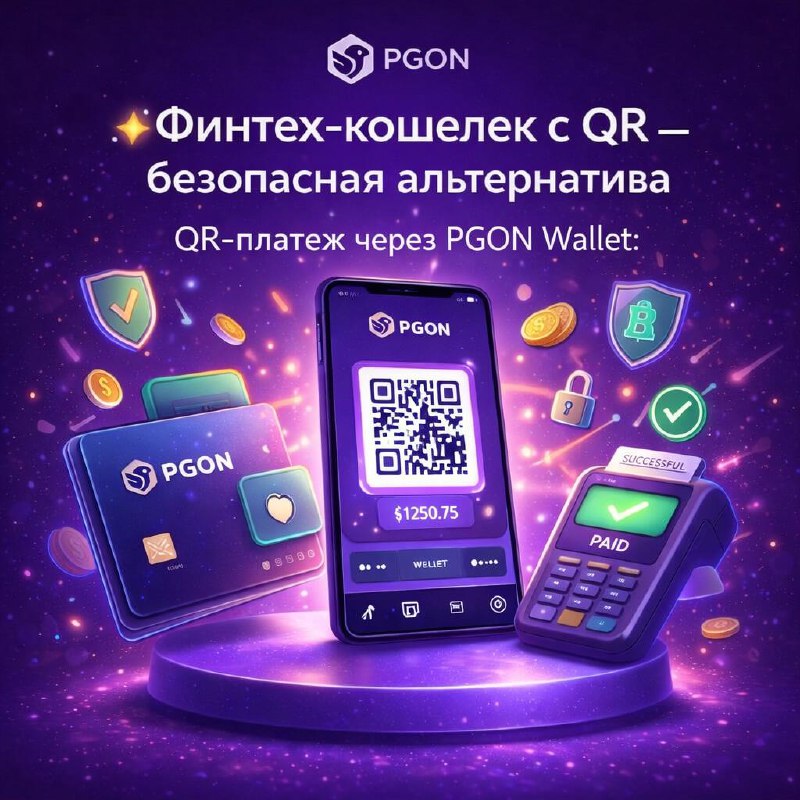 PGON Wallet с QR: безопасная альтернатива P2P-оплате